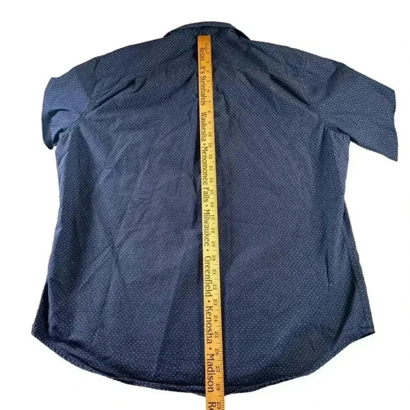 IZOD Saltwater Shirt Mens Large Slim Fit Relaxed Classics Button Up Long Sleeve - Picture 8 of 11